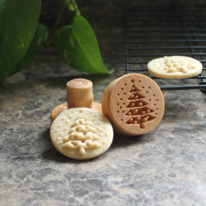 Christmas Tree Mini Cookie Stamp CSm-011