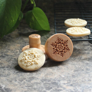 Snowflake 2 Mini Cookie Stamp CSm-019