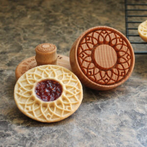 Jelly Rose Window Cookie Stamp CS-154