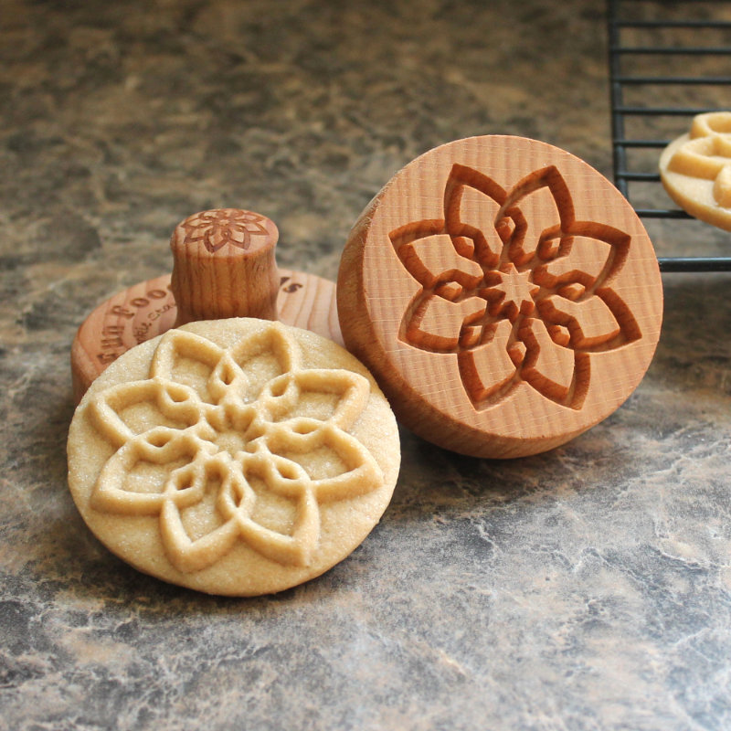 Flower Star Cookie Stamp CS-156