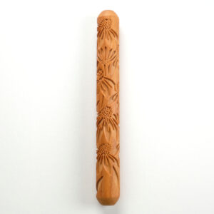Coneflowers Slim Textured Rolling Pin LHR-047