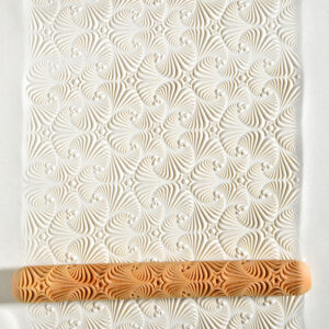 Endless Orchid Slim Textured Rolling Pin LHR-002